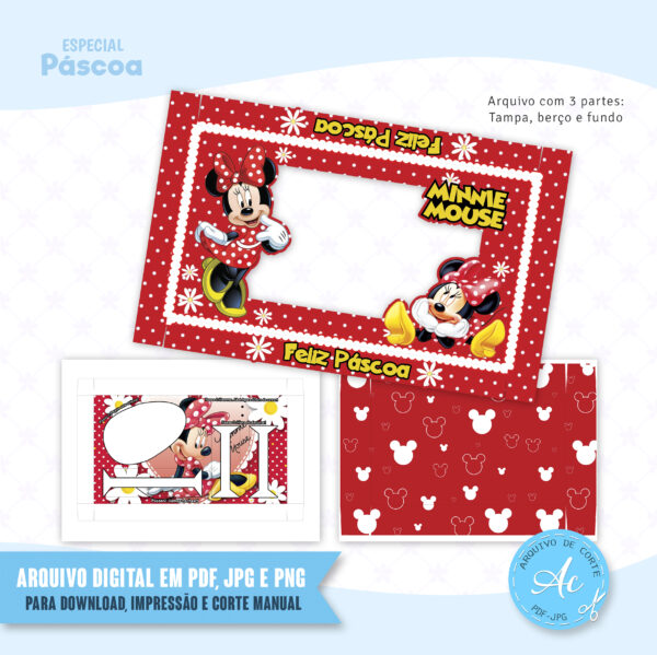 Arquivo Kit confeiteiro Minnie #1