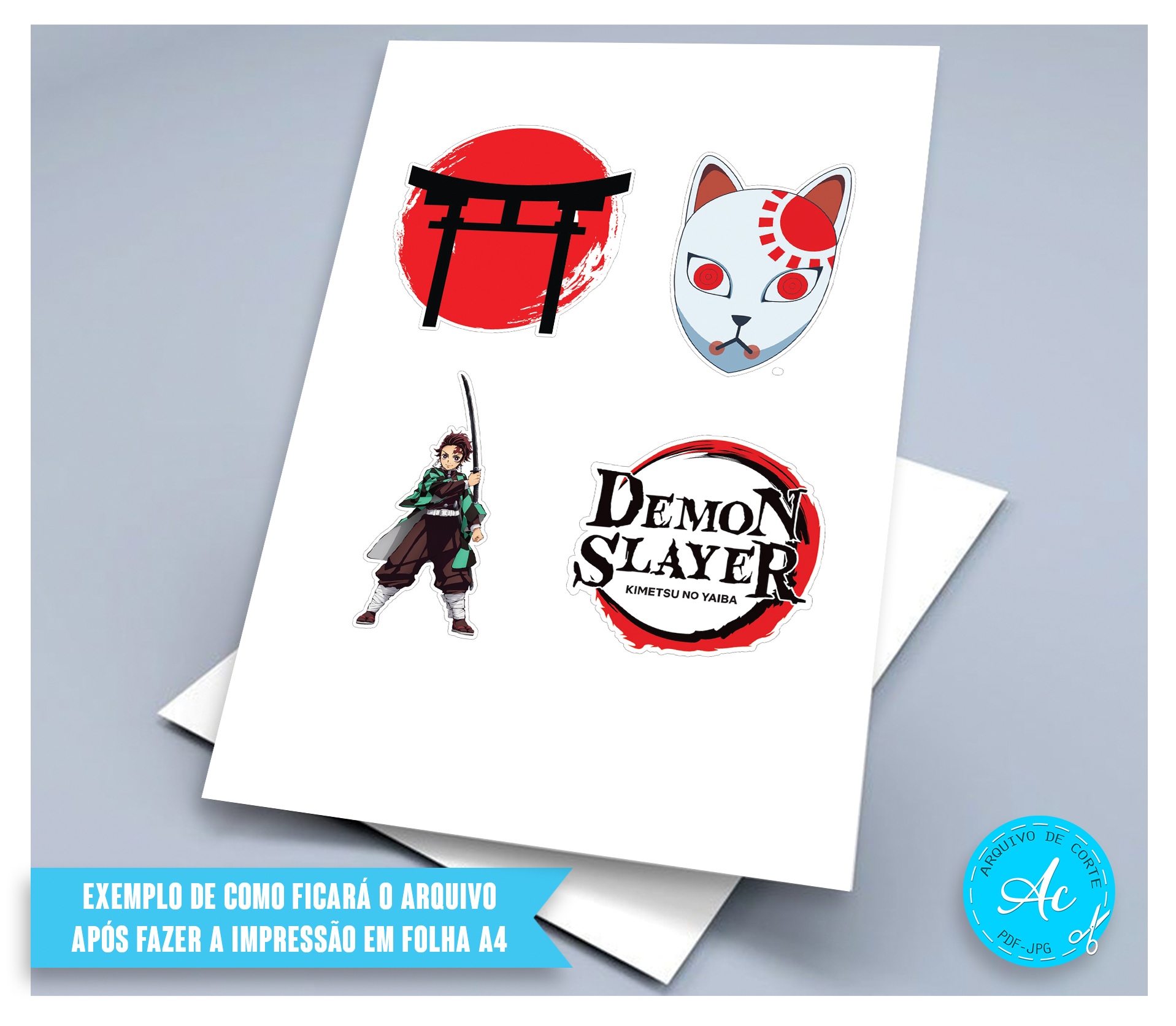 Kit Digital Demon Slayer Kimetsu no Yaiba Promoçâo