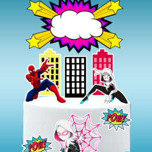 Arquivo Topo de bolo Mulher Aranha Spider Gwen #2