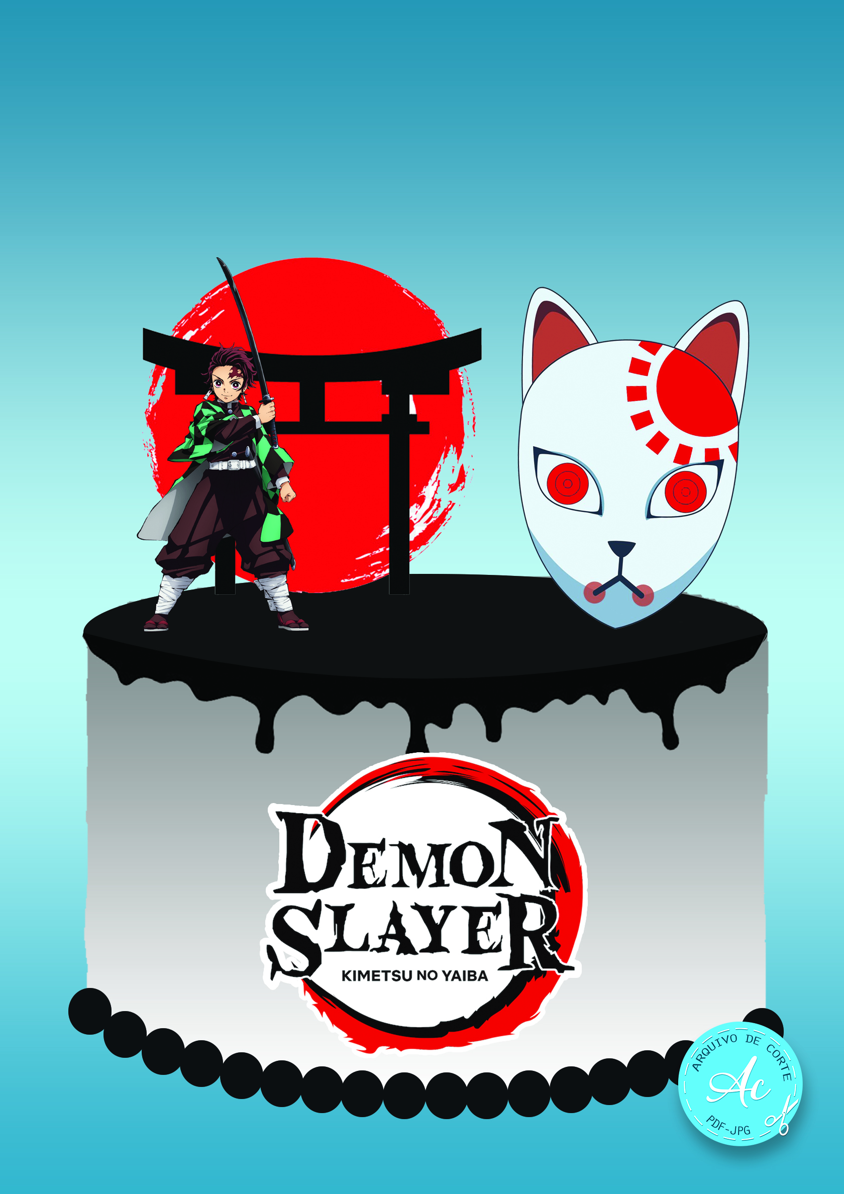 Kit Digital Demon Slayer Kimetsu no Yaiba Promoçâo