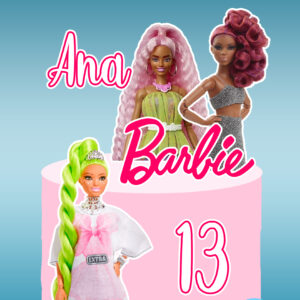 Topo da barbie morena  Bolo barbie, Aniversário da barbie, Barbie