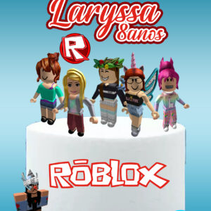 Topo de Bolo Roblox Menina