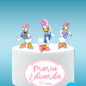 Arquivo topo de bolo Margarida Disney #1