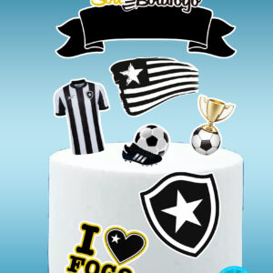 Arquivo topo de bolo Botafogo #1