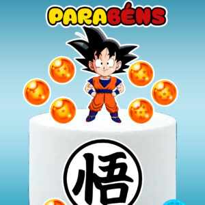 Arquivo topo de bolo Dragon Ball Goku #5