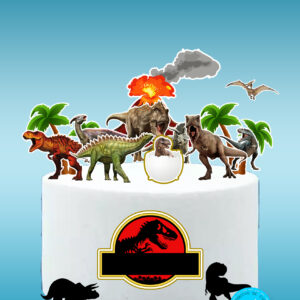 Arquivo topo de bolo Jurassic Park #2