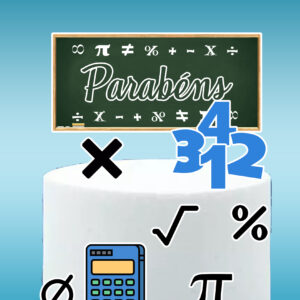 Arquivo topo de bolo Matemática #1