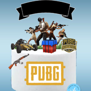 Arquivo topo de bolo PUBG #2