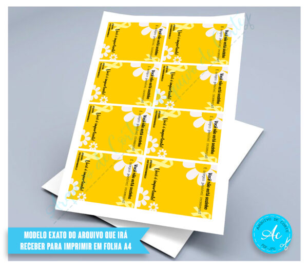 Arquivo Card para Post It Setembro Amarelo #1