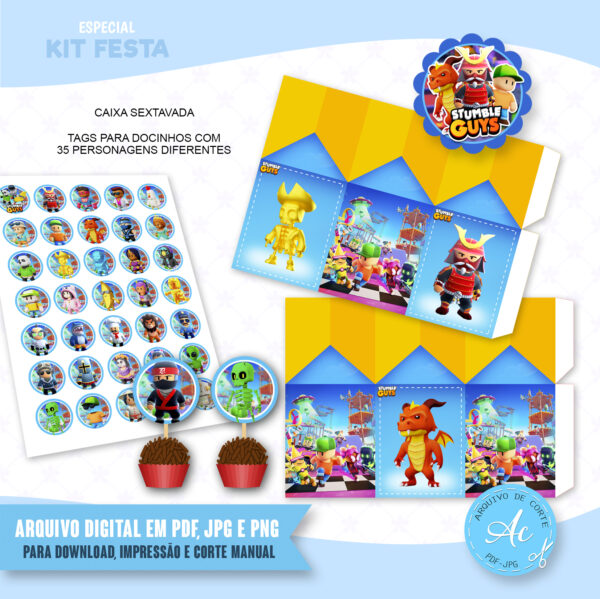 Arquivo Kit festa Stumble Guys #6