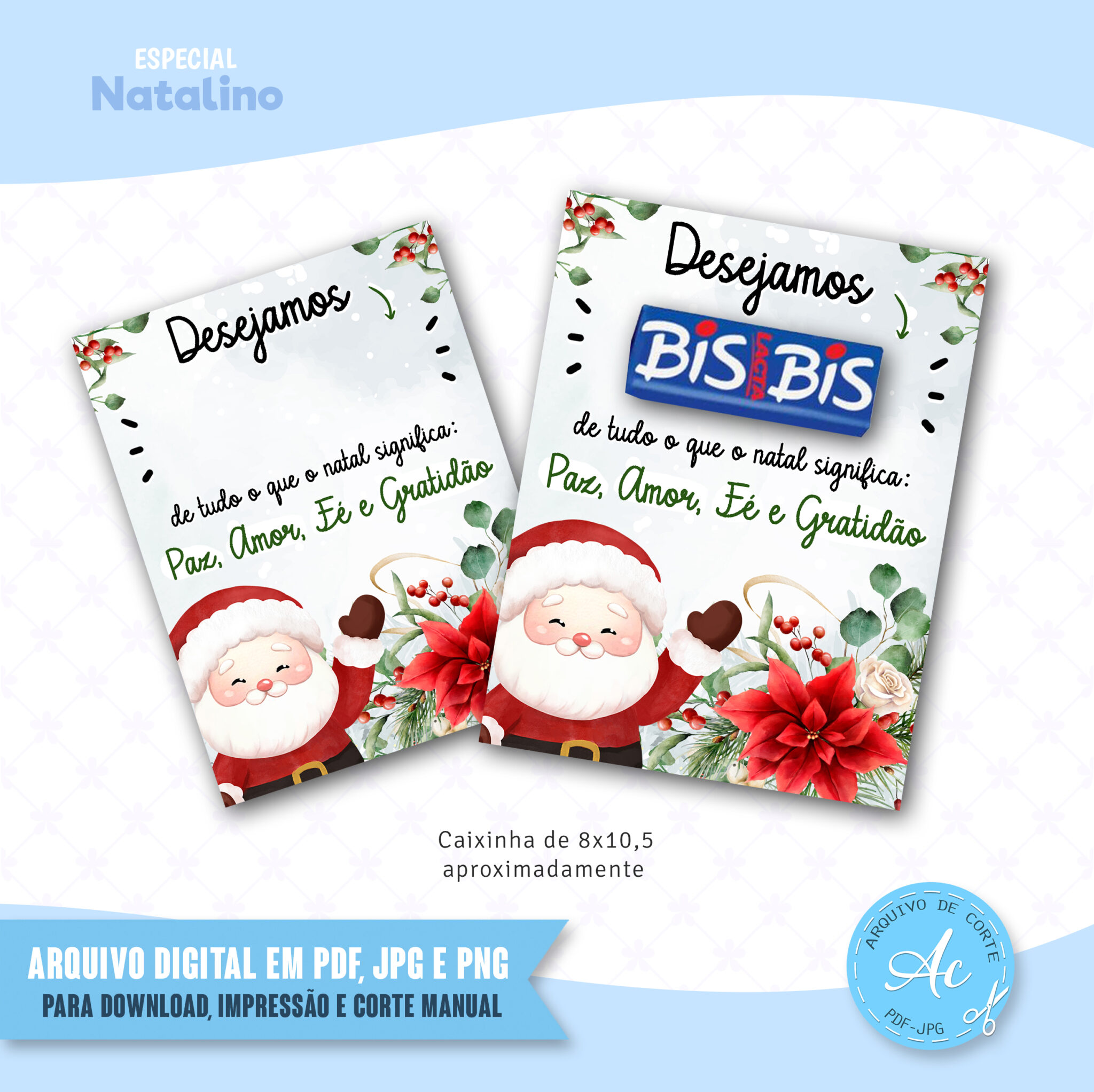 Arquivo Cartão de natal para Bis #2 - Arquivo de corte