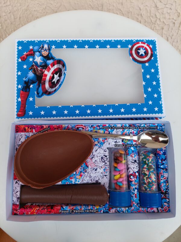 Arquivo Kit Confeiteiro Capitão America #1