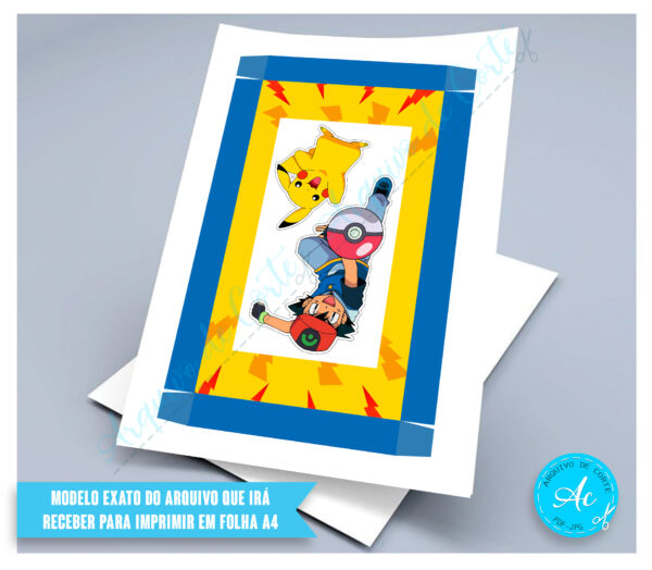 Arquivo Kit Confeiteiro Pokemon #1