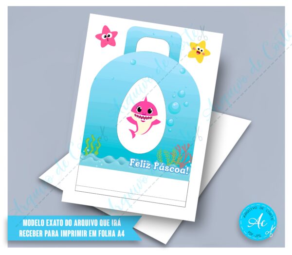 Arquivo Porta Ovos Baby Shark #2