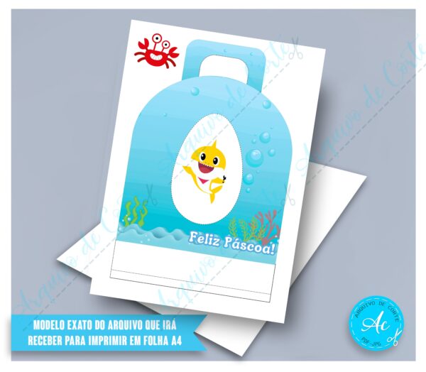 Arquivo Porta Ovos Baby Shark #2
