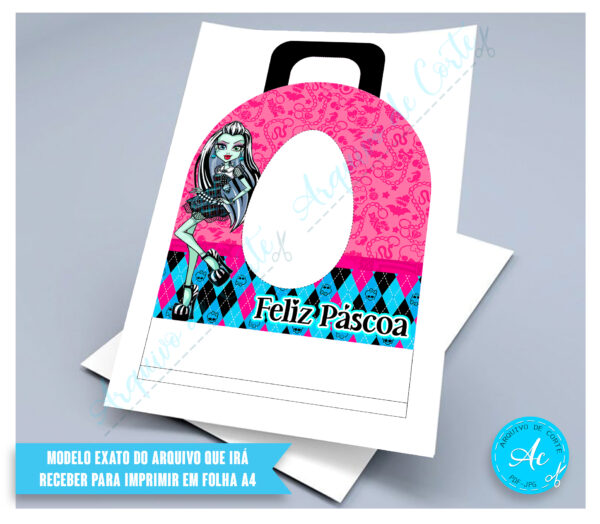 Arquivo Porta Ovos Monster High #5