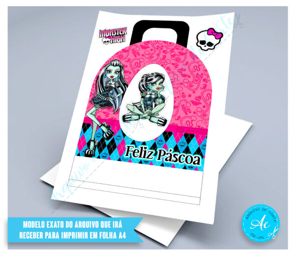Arquivo Porta Ovos Monster High #5