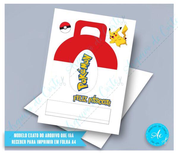 Arquivo Porta Ovos Pokemon #2