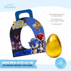 Arquivo Porta Ovos Sonic #1