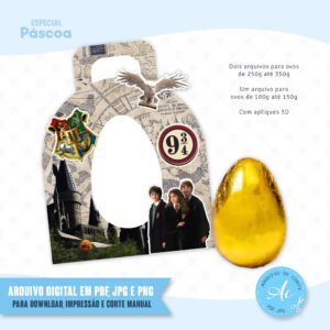 Arquivo Porta Ovos Harry Potter #2