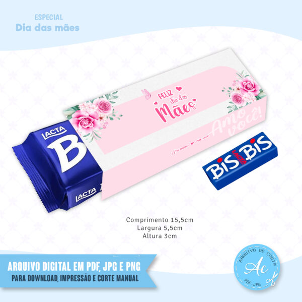 Arquivo Capa para caixa de bis Dia das mães #1