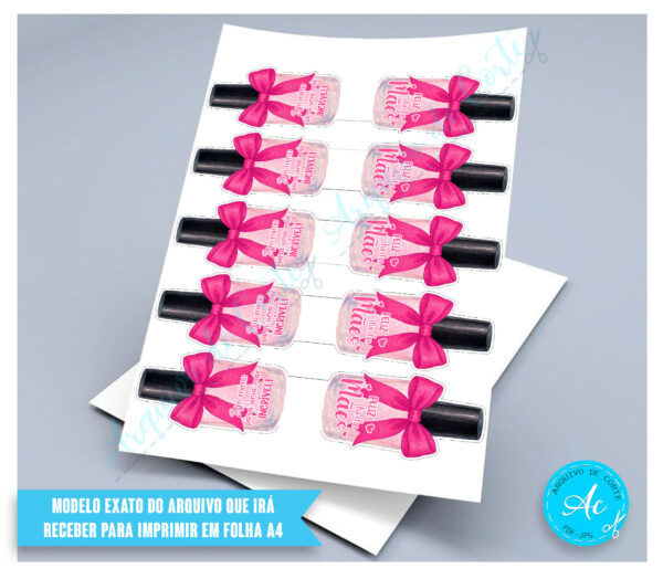 Arquivo Card para Esmalte Dia das mães #1