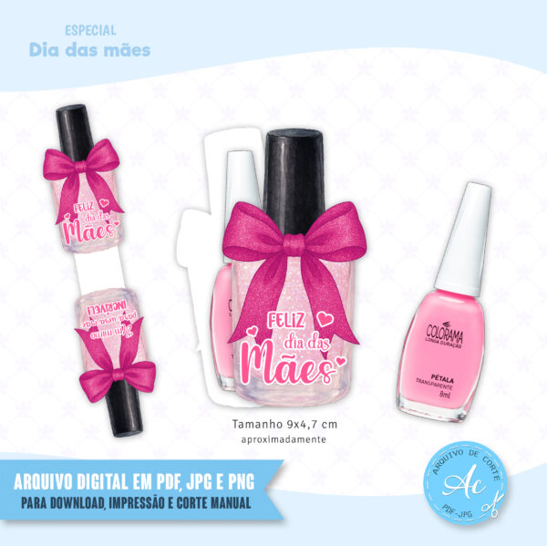 Arquivo Card para Esmalte Dia das mães #1
