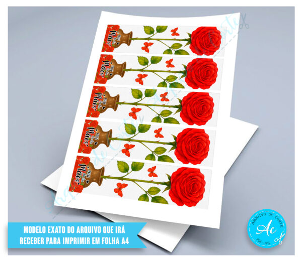 Arquivo Card para lápis ou caneta Dia das mães #1 - Imagem 2