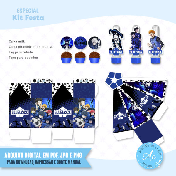 Arquivo Kit festa Blue Lock #1