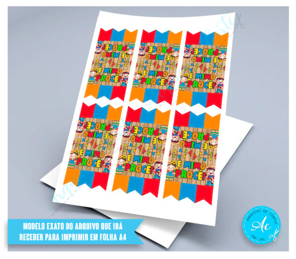 Arquivo Kit de Lapelas Festa Junina #1 - Imagem 2