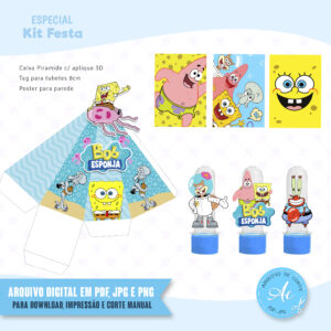 Arquivo Kit festa Bob esponja #2