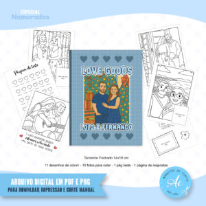 Arquivo Livro de colorir Love Goods #2 (personalizado)