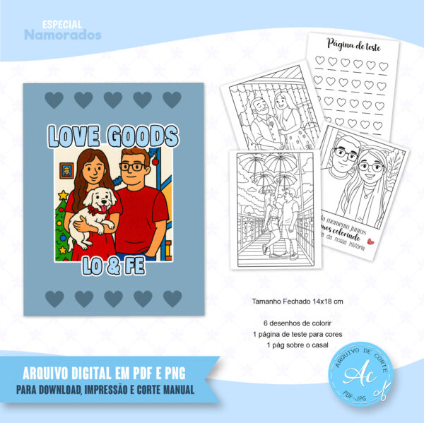 Arquivo Revista de colorir Love Goods (personalizado)