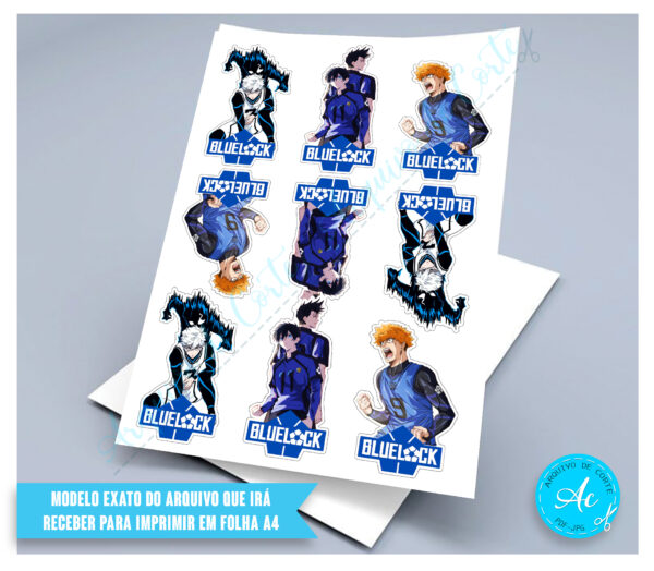Arquivo Kit festa Blue Lock #1 - Imagem 4