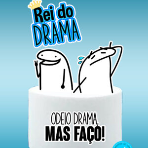 Arquivo topo de bolo Flork Rei do drama #1
