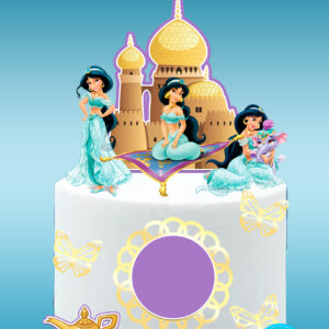 Arquivo topo de bolo Princesa Jasmine #1