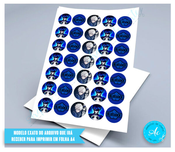 Arquivo Kit festa Blue Lock #1 - Imagem 5