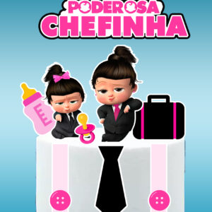Arquivo topo de bolo Poderosa chefinha #1