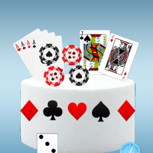 Arquivo topo de bolo Poker Cassino #1