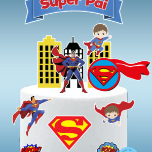 Arquivo topo de bolo Super Pai #1