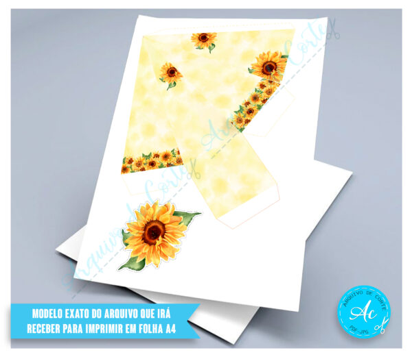 Arquivo Kit festa Girassol #1 - Imagem 4