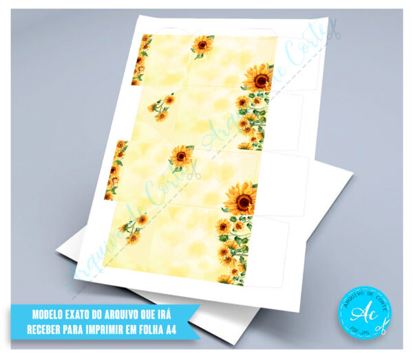 Arquivo Kit festa Girassol #1 - Imagem 3