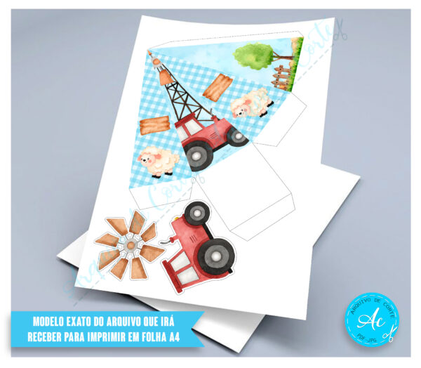 Arquivo Kit festa Fazendinha Aquarela #1