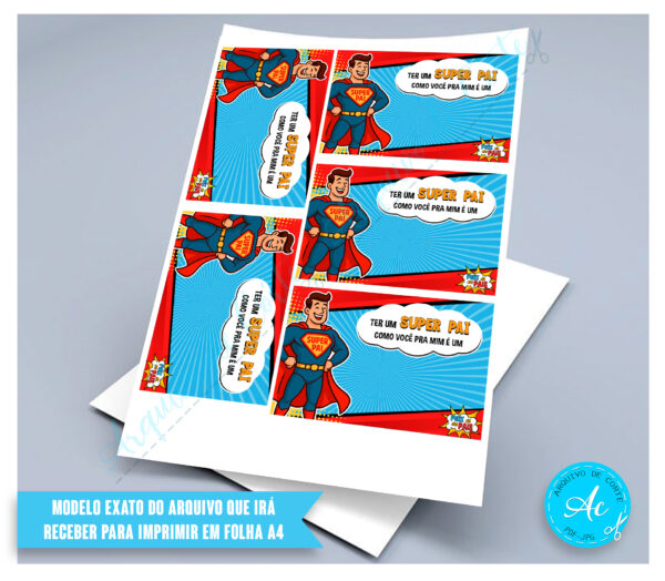 Arquivo Card para prestígio Super Pai #1