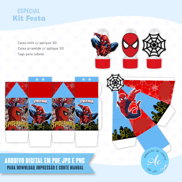 Arquivo Kit festa Homem Aranha #1