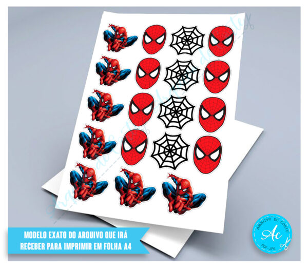 Arquivo Kit festa Homem Aranha #1 - Imagem 5