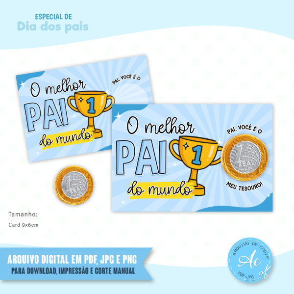 Arquivo Card para moeda Dia dos Pais #3