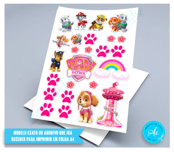Arquivo Topo de bolo Patrulha Canina #11 - Imagem 2