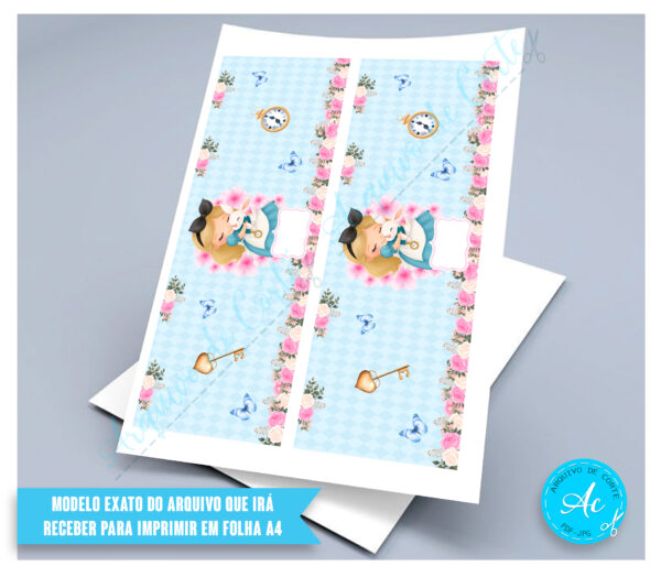 Arquivo Arte para caneca Alice Cute #1 - Imagem 2