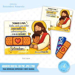 Arquivo Cartão para Bis Jesus Setembro amarelo #1